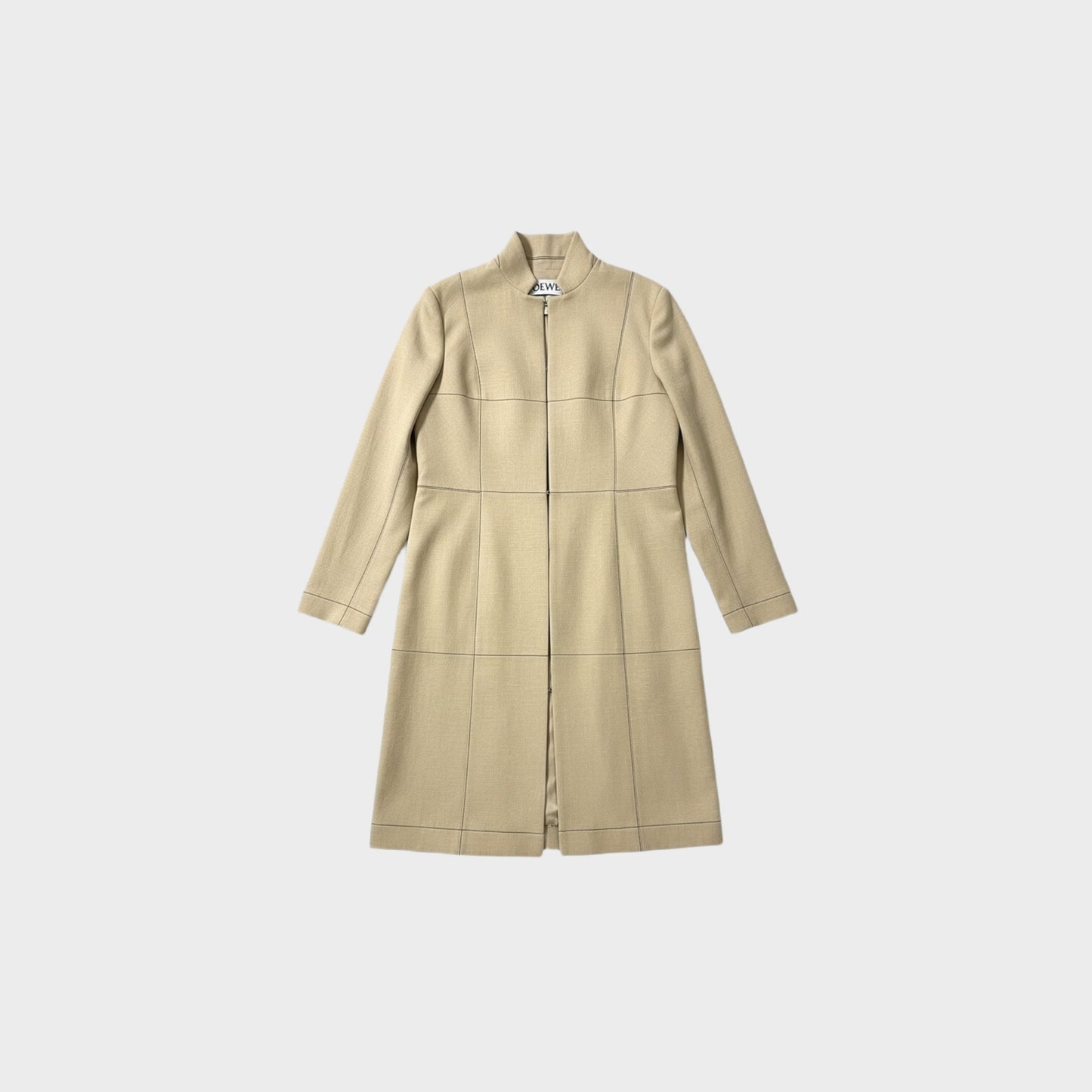 Loewe Tailored Long Linen Coat
