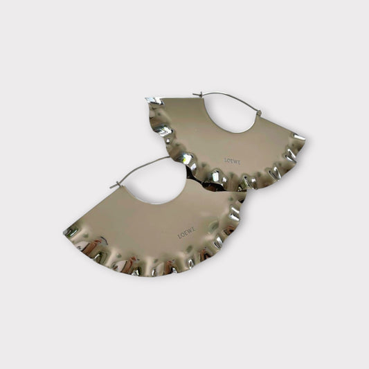Loewe Palladium Frills Earrings