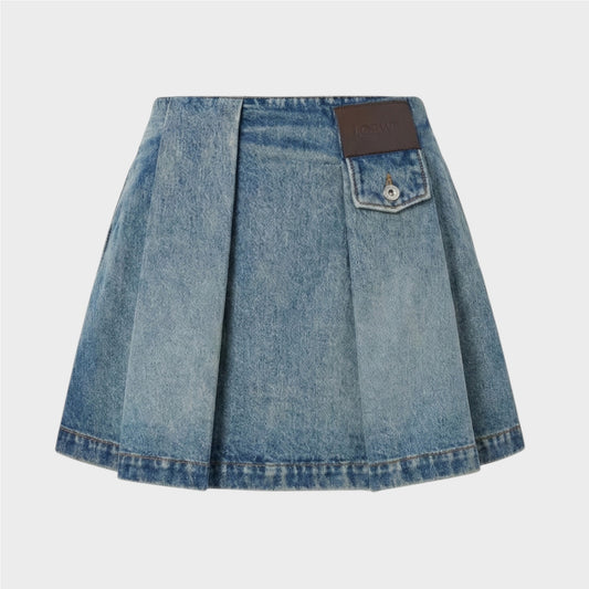 Loewe Denim Mini Skirt