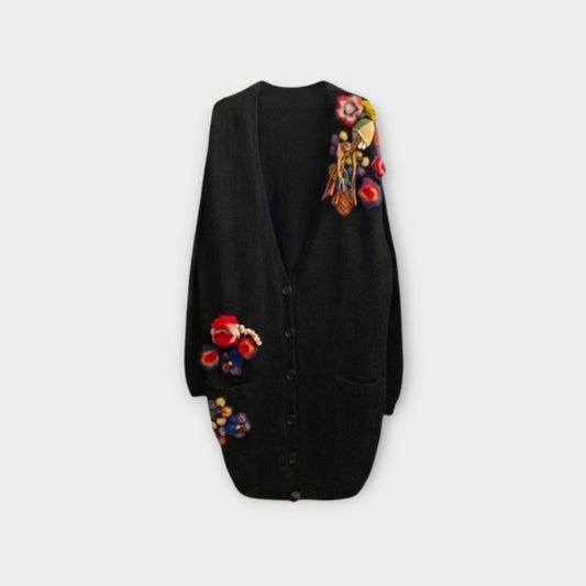 Loewe Bouquet Wool Cardigan