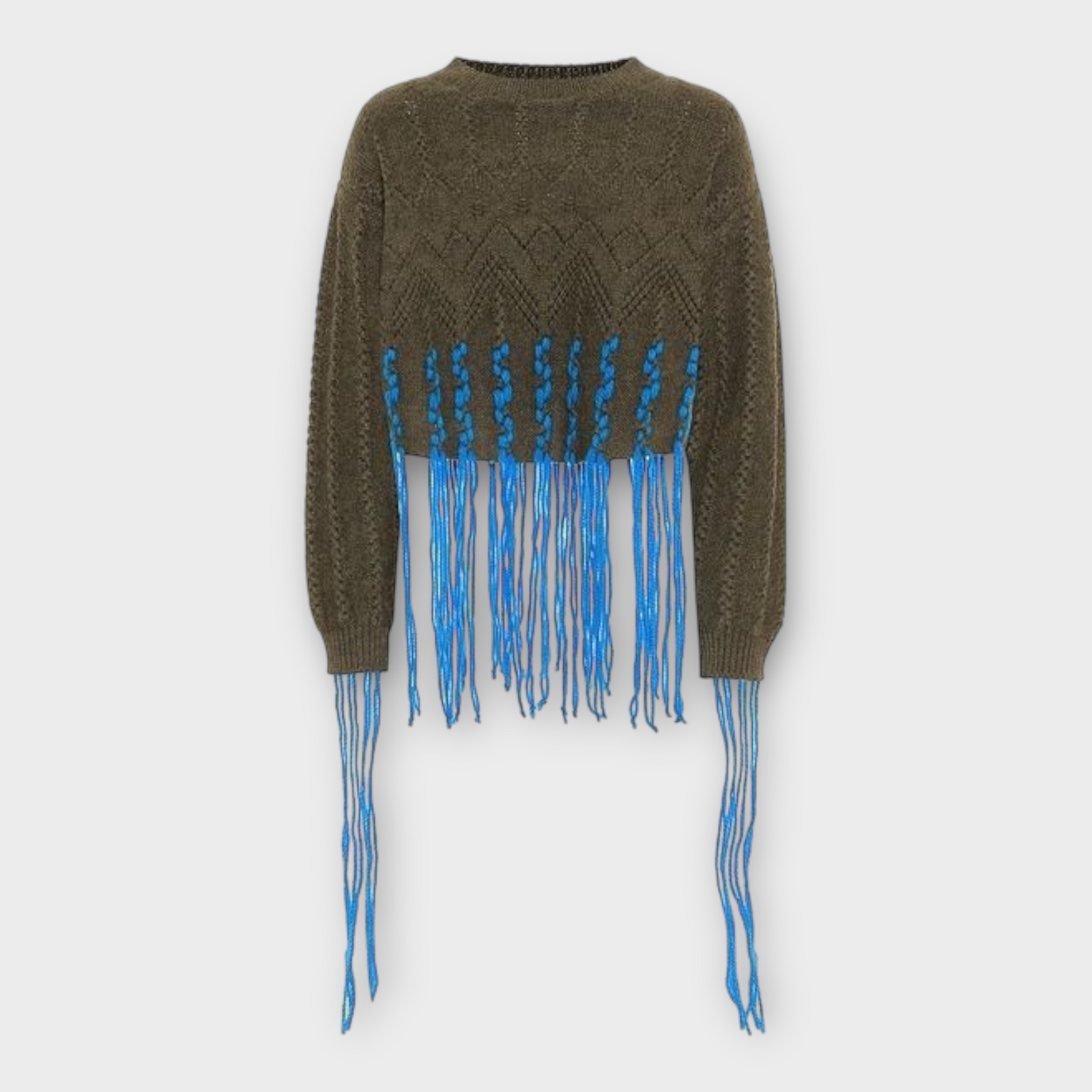 Loewe Woven Fringe Sweater