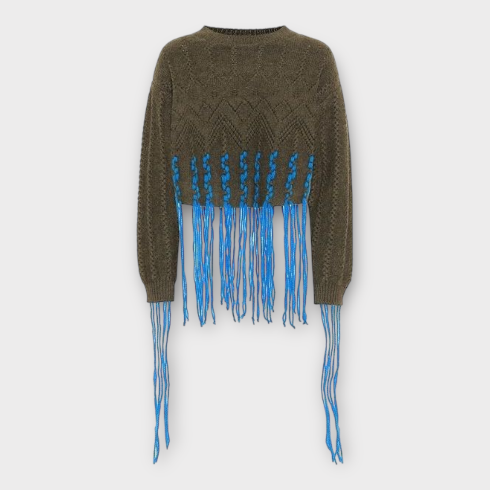 Loewe Woven Fringe Sweater