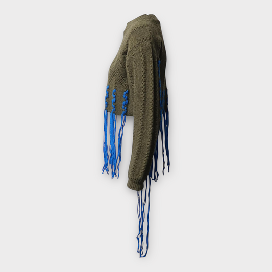Loewe Woven Fringe Sweater