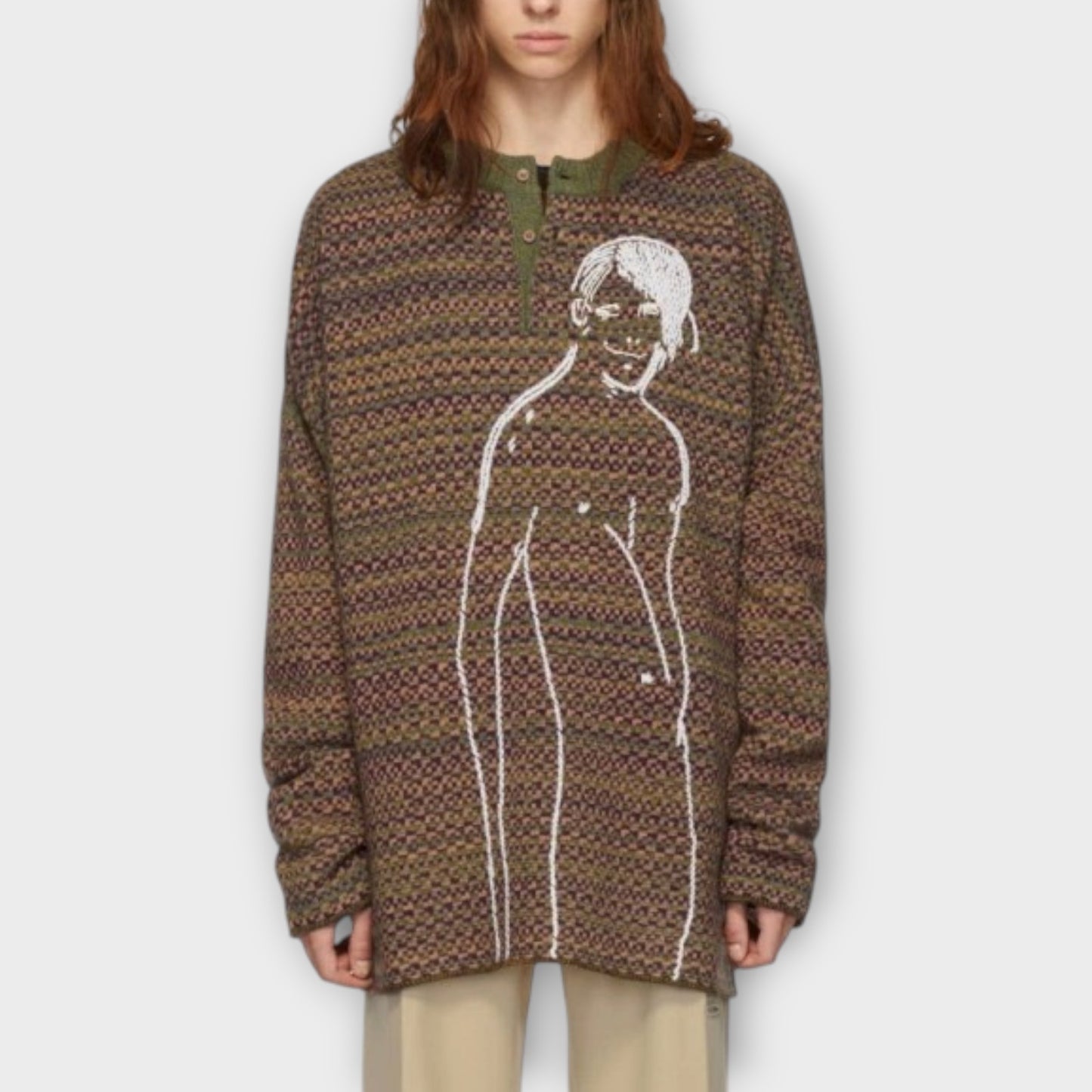 Loewe Portrait Henley Sweater