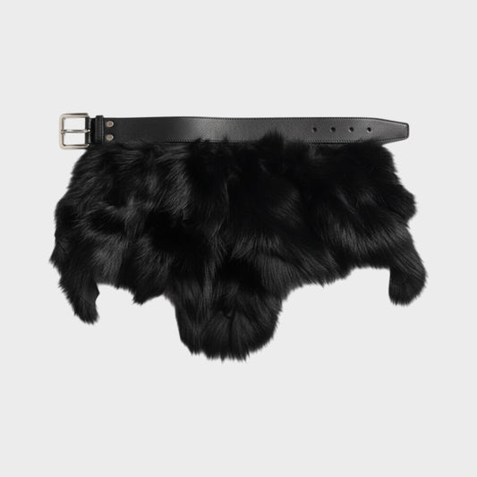 Loewe Fox Fur and Python Collar