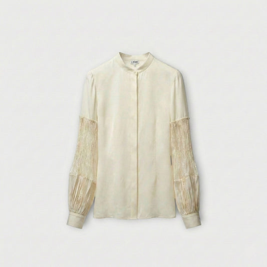 Loewe High Neck Balloon Blouse