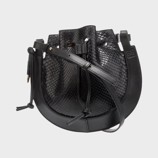 Loewe Python Horseshoe Bag