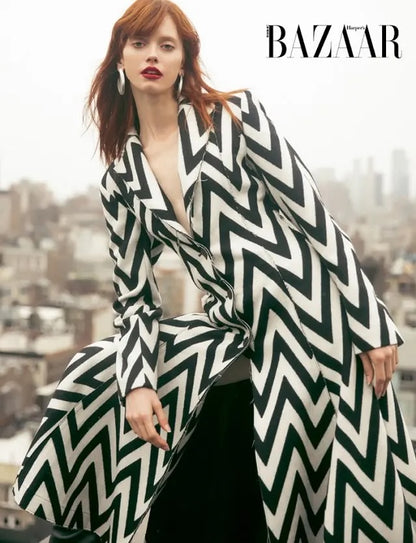 Loewe Wool Herringbone Coat