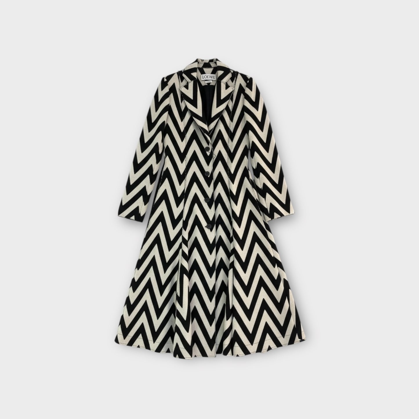 Loewe Wool Herringbone Coat
