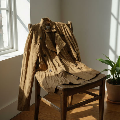 Loewe Crinkle Suede Jacket