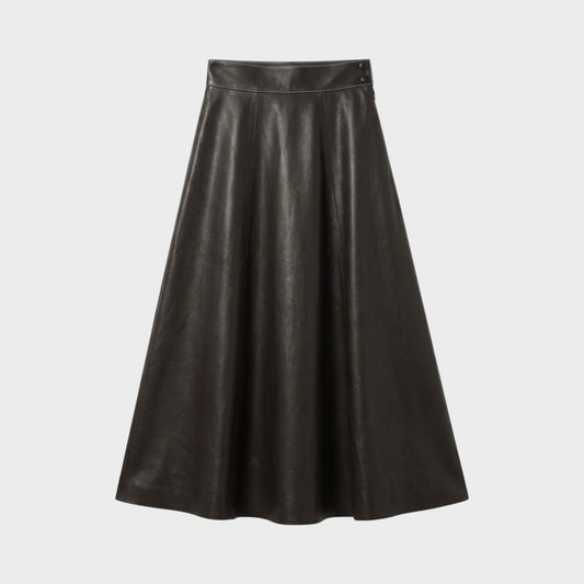 Loewe Skater Nappa Leather Skirt