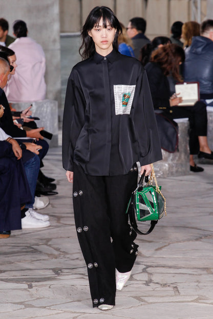 Loewe Culotte Leather Trousers