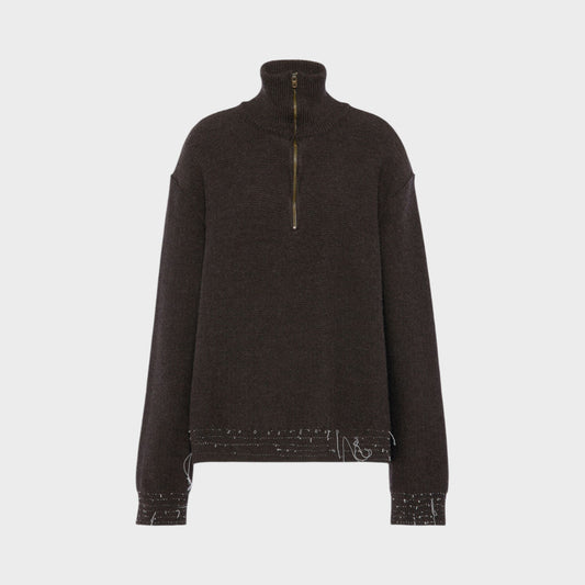 Maison Margiela Half Zip Sweater