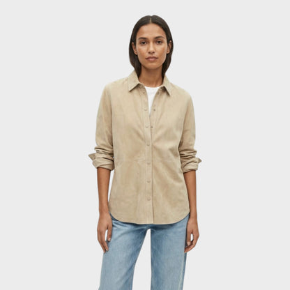 Loewe Suede Leather Shirt