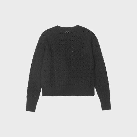Cecilie Bahnsen Bidane Wool Lace Pullover