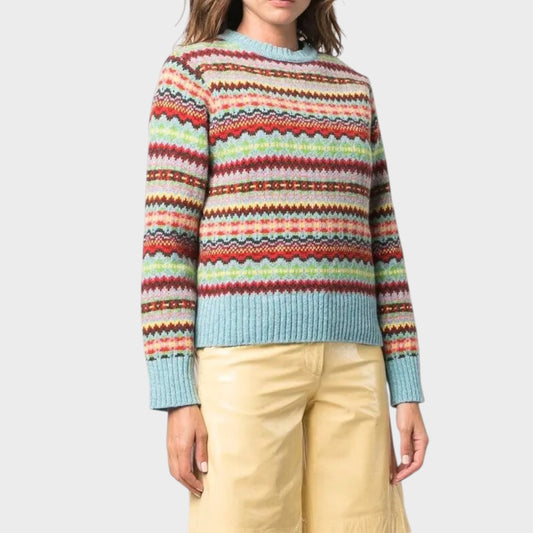 Molly Goddard Carla Fairisle Jumper