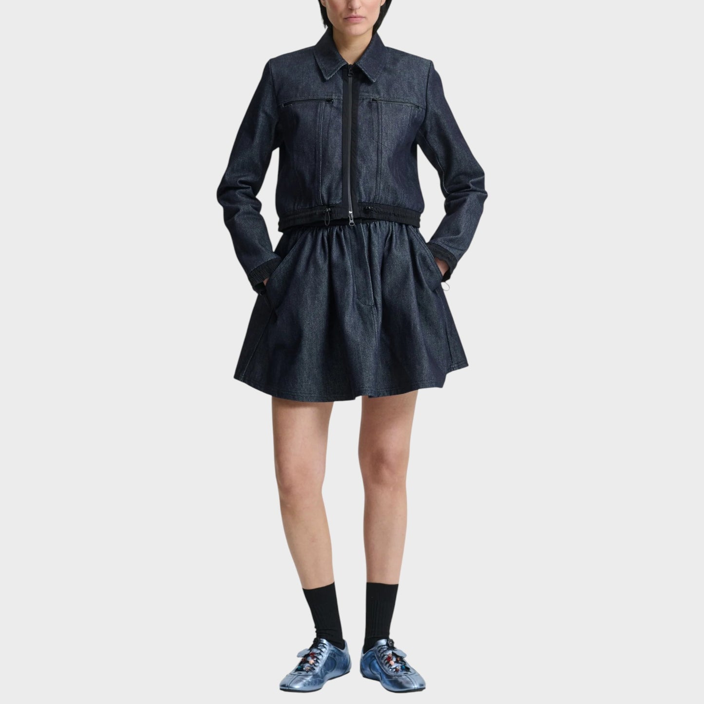 Cecilie Bahnsen Bobbi Denim Skirt