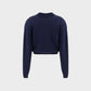 Magda Butrym Knitted Cropped Cardigan