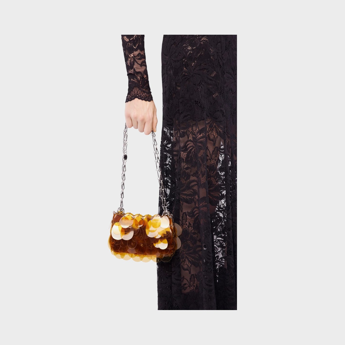 Rabanne Sparkle Sequin Shoulder Bag