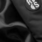 Raf Simons Jacket, Black, RS x Smiley Zip Up Flap Pockets Puffer Bomber w/ Badge & Smiley Print
