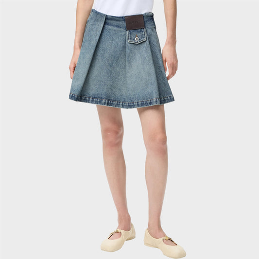Loewe Denim Mini Skirt