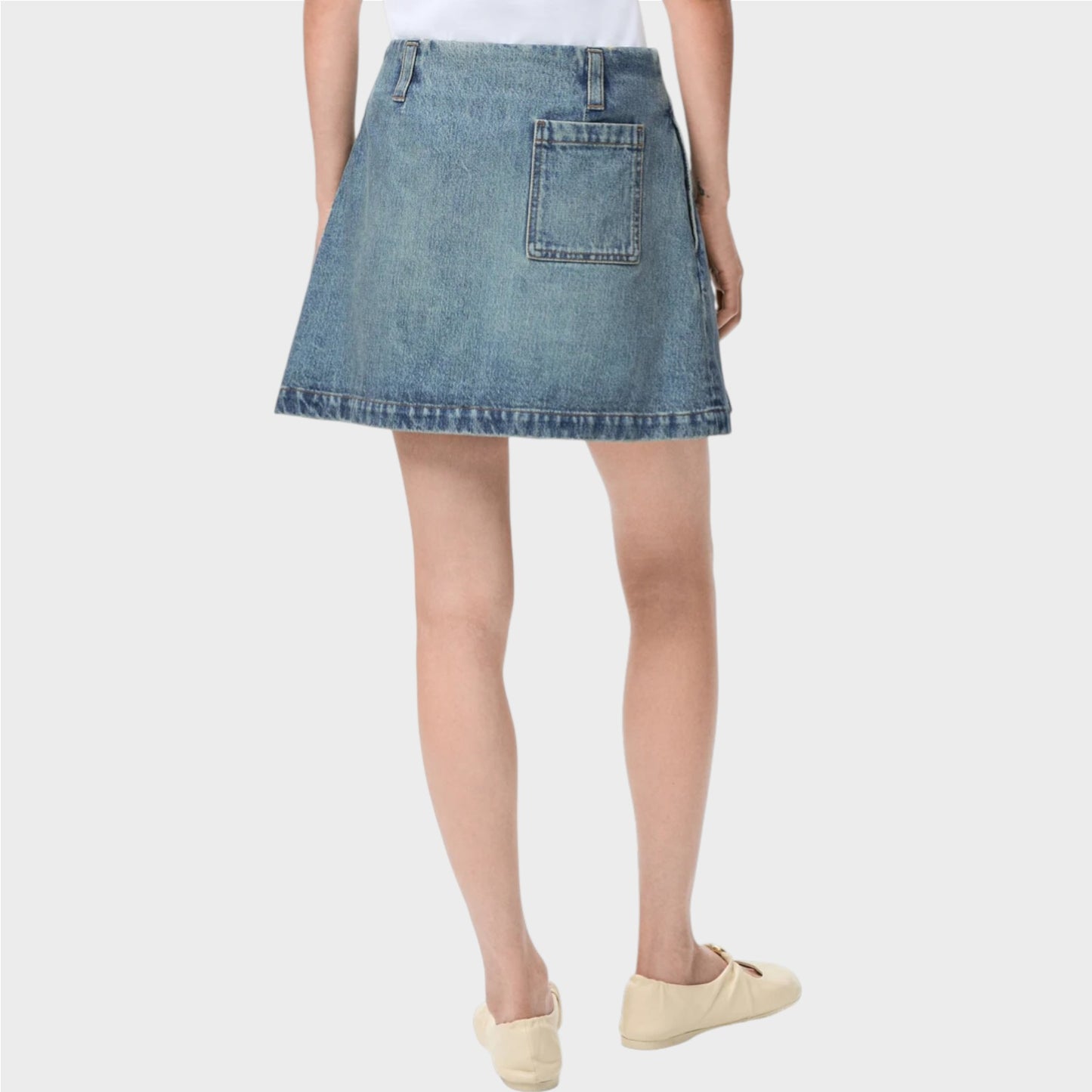 Loewe Denim Mini Skirt