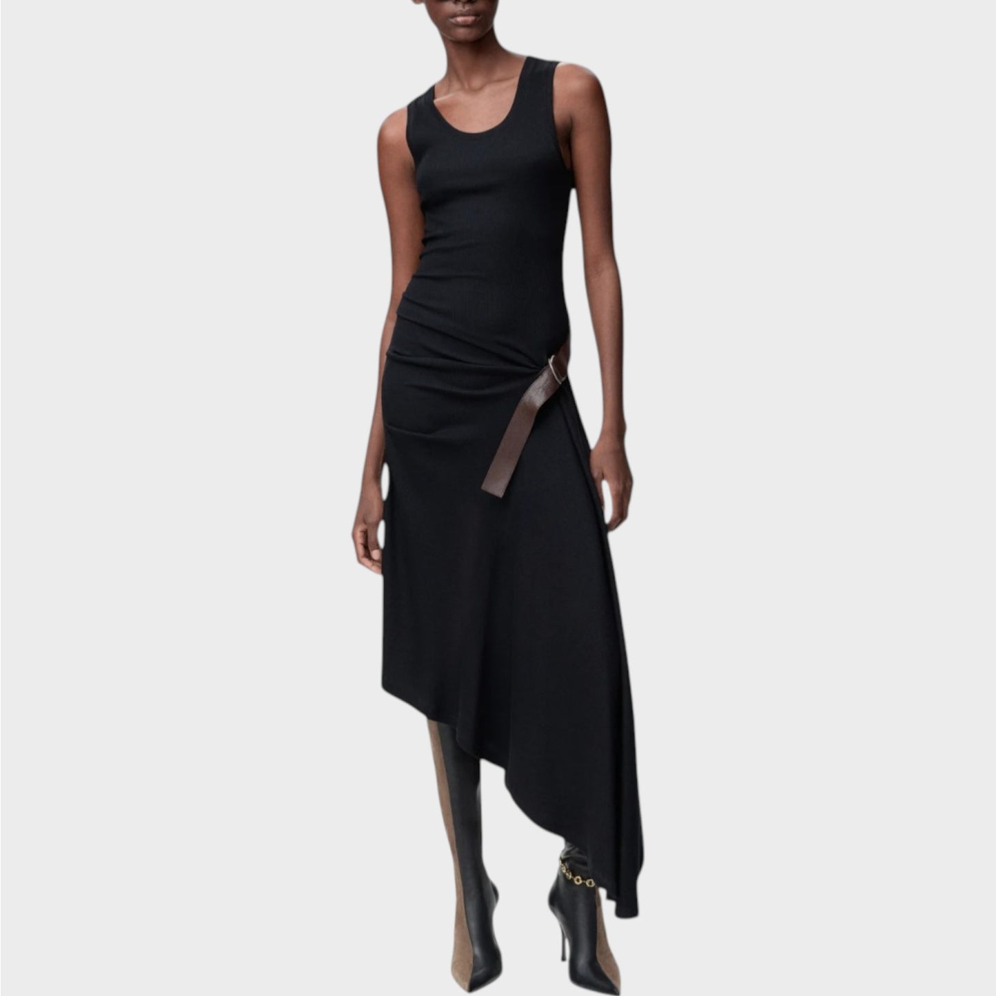 Loewe Drape Asymmetric Dress