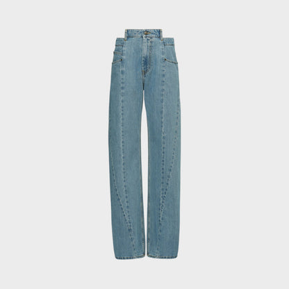 Maison Margiela Cut Out Waistband Jeans