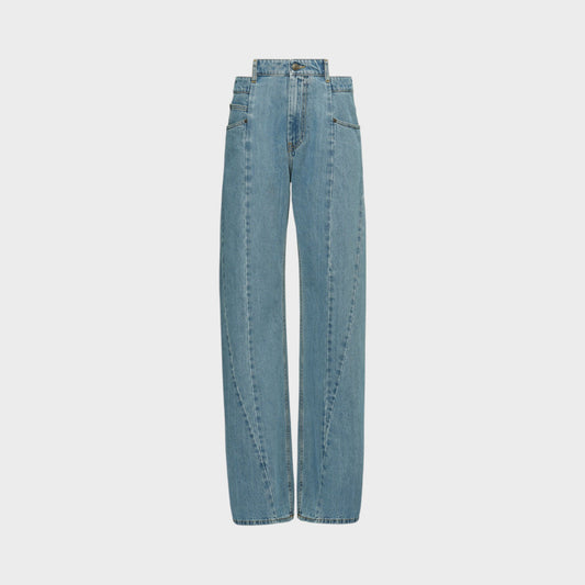Maison Margiela Cut Out Waistband Jeans