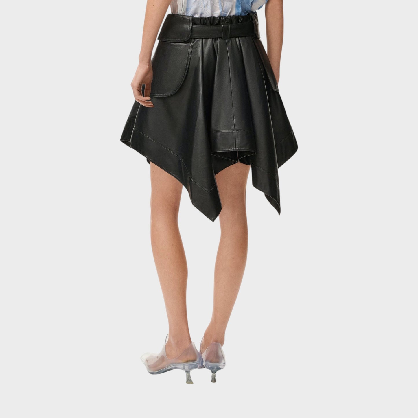 Loewe Lamb Skin Cargo Skirt