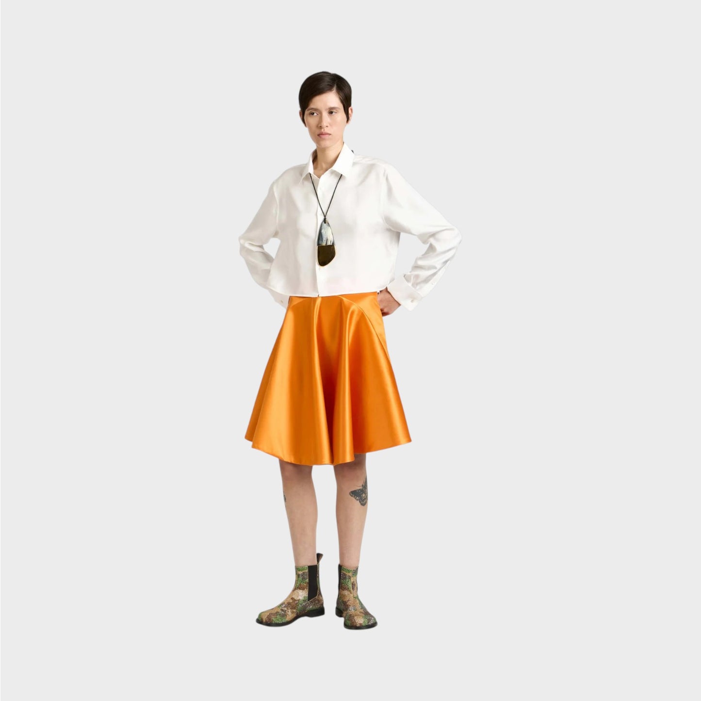 JW Anderson Silk Cropped Shirt