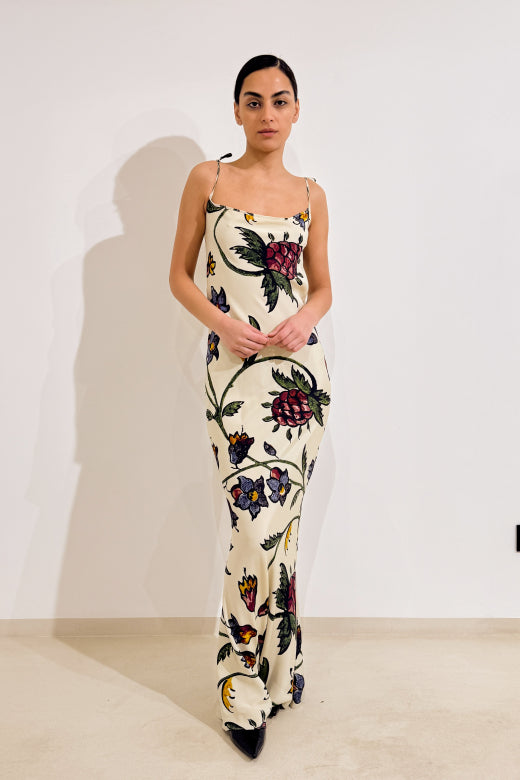 S.S. Daley Willow Slip Crepe Dress