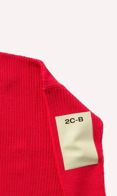 Raf Simons Knitwear, Multi, V-Neck Pink and Green Cardigan w/ Leather Patches