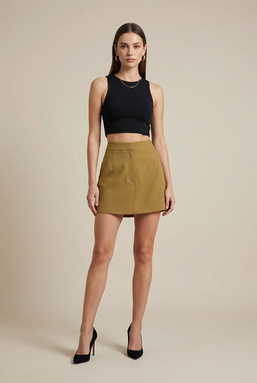 Alaïa Garbardine Skirt