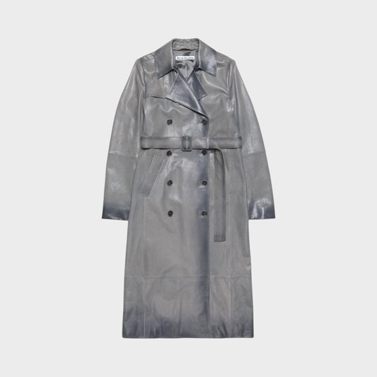 Acne Studio Leather Trench Coat