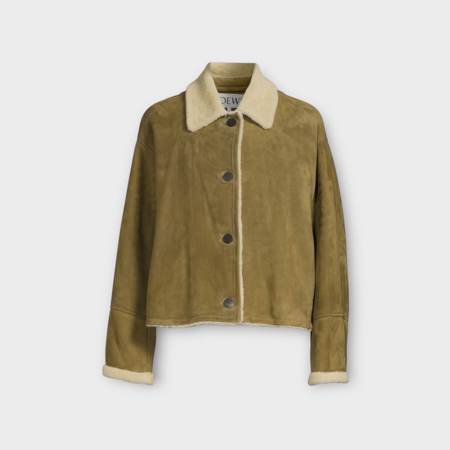 Loewe Leather Shearling Jacket
