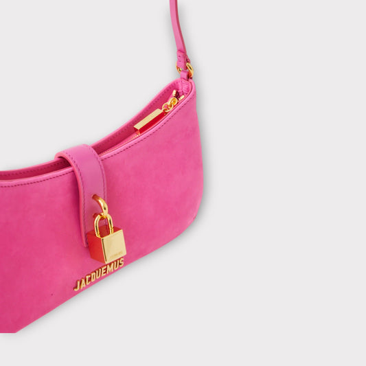Jacquemus Le Bisou Cadenas Nubuck Bag