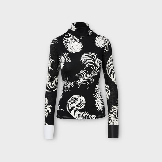 Loewe Turtle Neck Leather Top