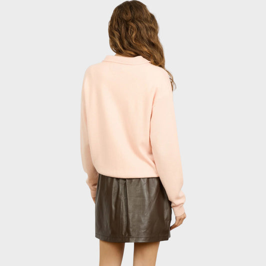 Alexandra Golovanoff Leon Cashmere Polo