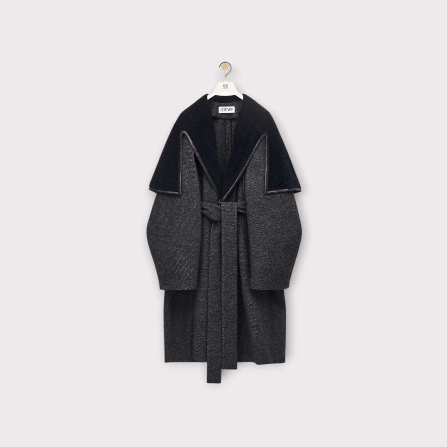 Loewe Wool Belted Long Coat