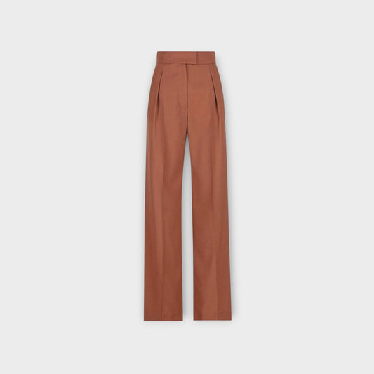 Valentino Mohair Pleated Suiting Pants