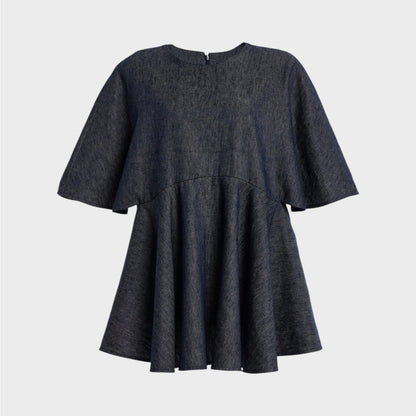 Ashlyn Zephy Linen-Blend Blouse