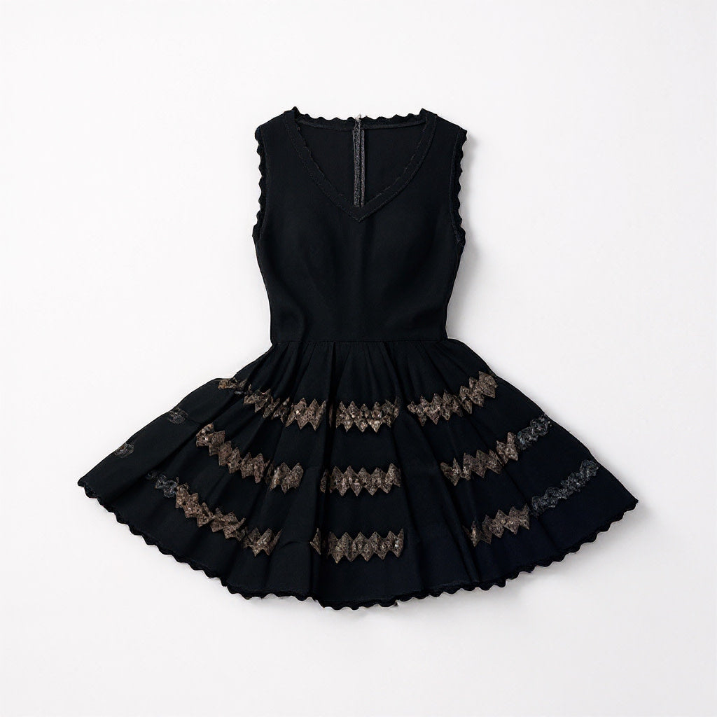 Alaïa Manege Flared Dress