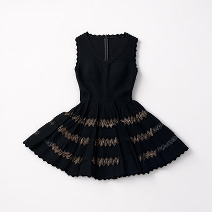 Alaïa Manege Flared Dress
