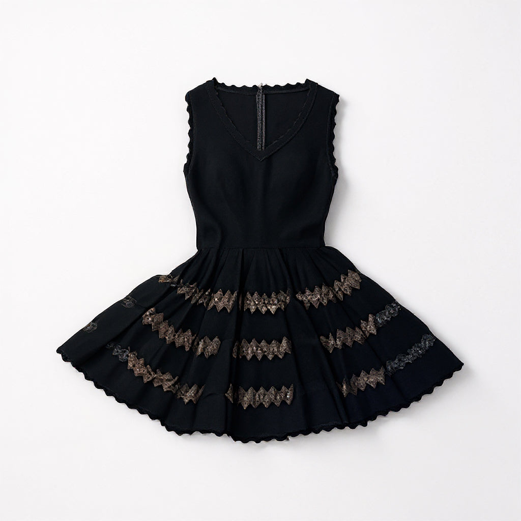 Alaïa Manege Flared Dress