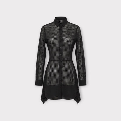 Alaïa Laser Vienne Two-Layered Shirt