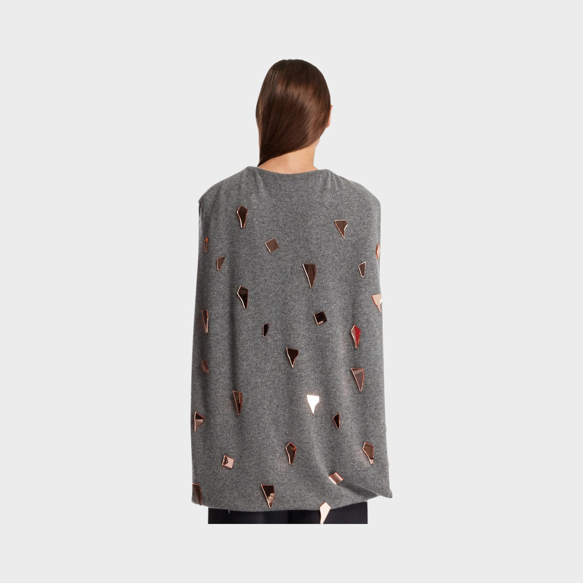 Julie Kegels Wool Cape Mini Dress