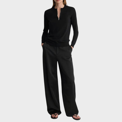 Partow Barrow Silk Wide Leg Trouser