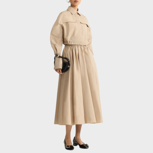 Patou Cotton Midi Skirt
