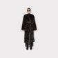 Balenciaga Fur Wrapped Long Coat